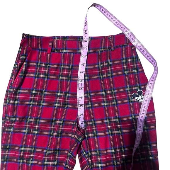 Plaid Mickey Mouse Vintage Vibe Trouser XS - Picture 16 of 16